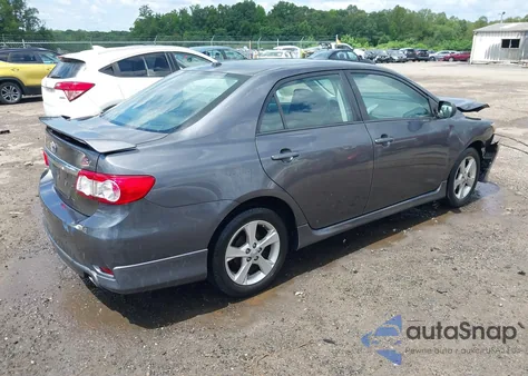 2011 Toyota Corolla S from USA, damaged, VIN 2T1BU4EEXBC569603